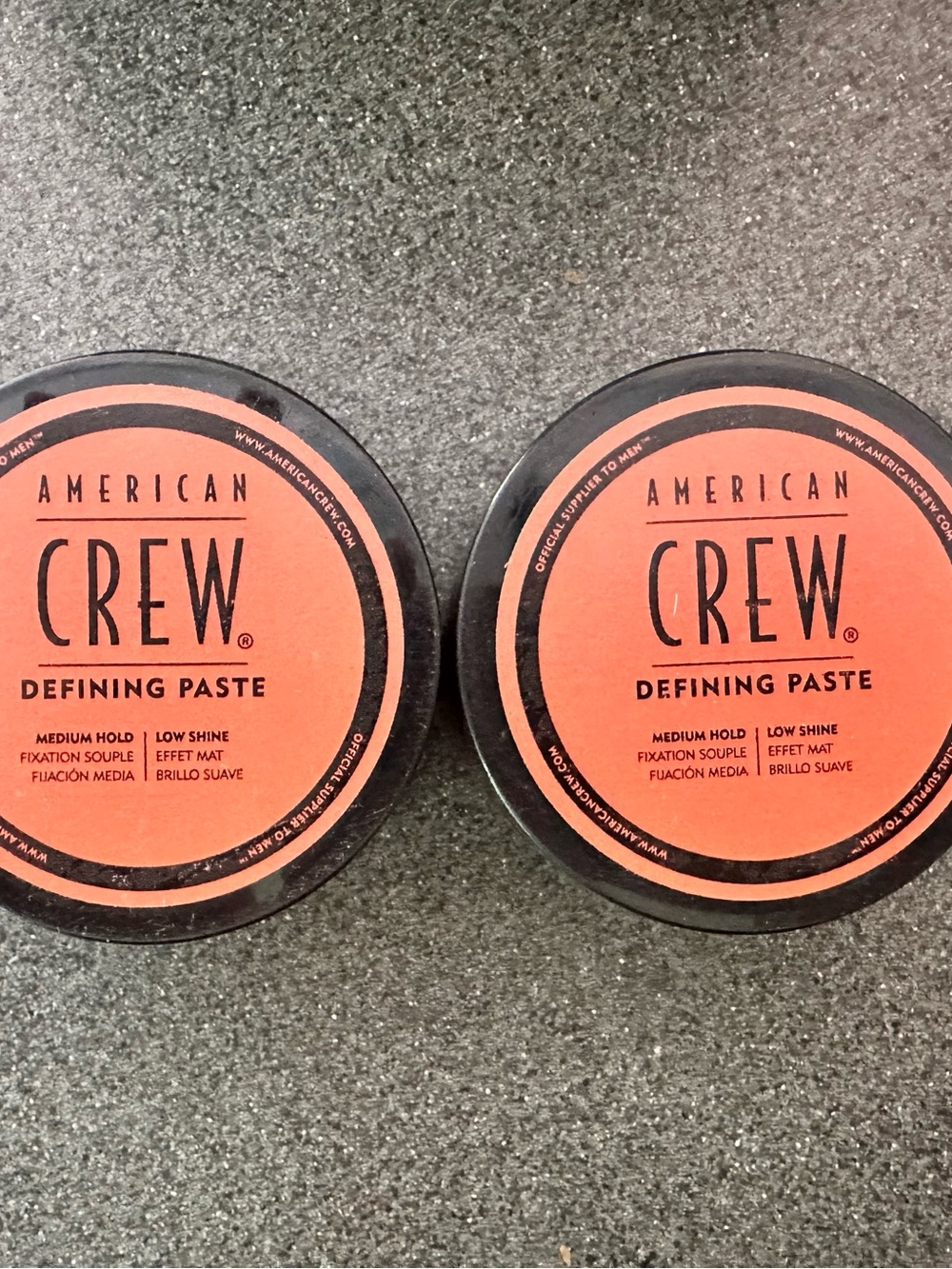 TWO American Crew Defining Paste Matte Finish - new, multiple sets available